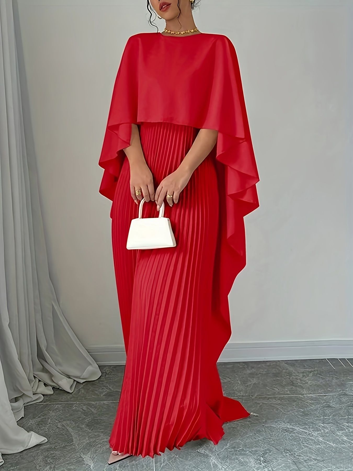 NoirVéra™ Essential Drape Dress