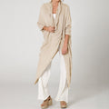 Loose asymmetrical blouse